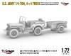 Mirage Hobby 720012 U.S. ARMY 1/4‑TON, 4×4 TRUCK 1/72